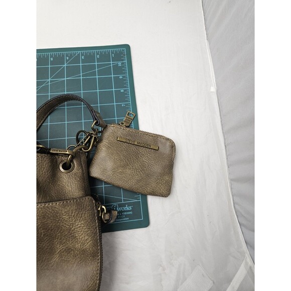 Steve Madden Vegan Leather Crossbody Bag Green - Picture 11 of 16